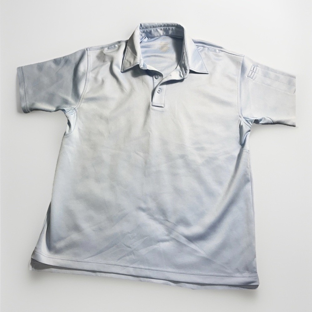 Propper Polo Shirt Mens Large Blue Tactical  Vented Short Sleeve Performance